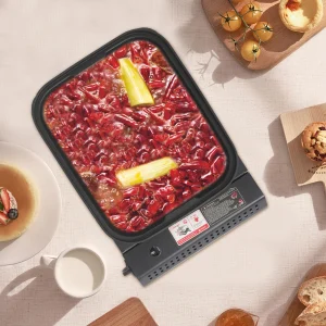 Stove with Grill Pan and Lid Portable Gas Stove Butane Gas Camping Stove